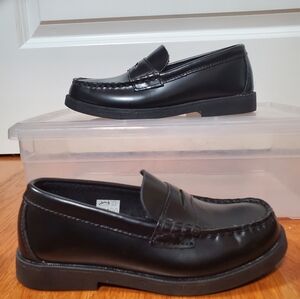 Sperry Boys Colton Black Leather Size 12.5M